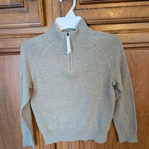 Crewcuts Boys Quarter Zip-Up Sweater NWT
